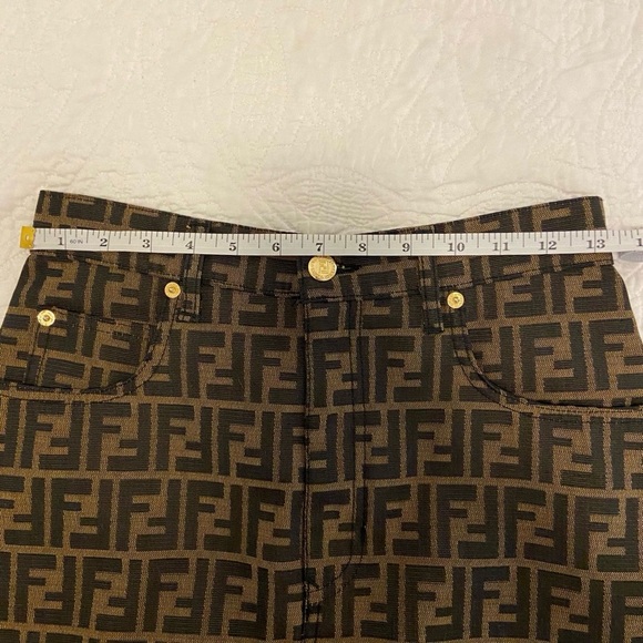 Vintage Fendi Zucca Skirt Size IT 44 - Picture 7 of 10